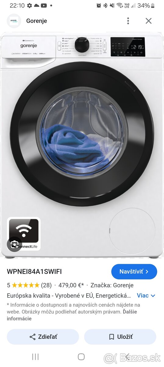Pracka Gorenje