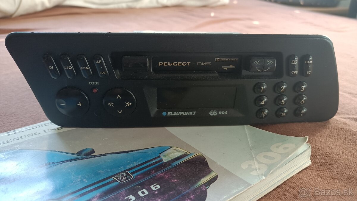 Autorádio Blaupunkt Peugeot 306