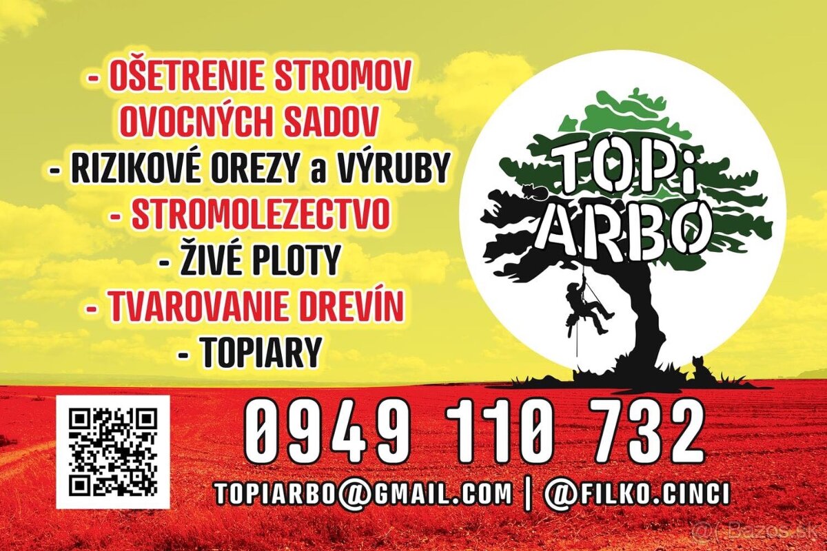 Ošetrenie stromov a rizikové orezy a výruby (arboristika)