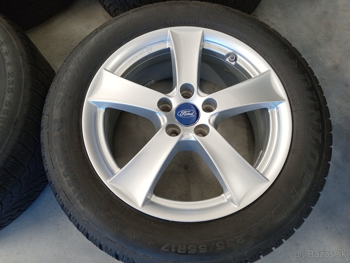 4ks zimne ALU 5x108 R17 7,5J ET55 DEZENT FORD