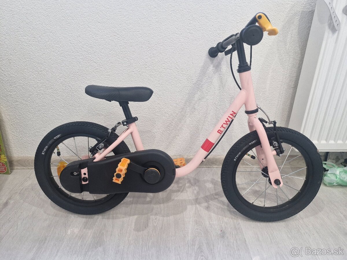 Detský bicykel 14 - 2v1