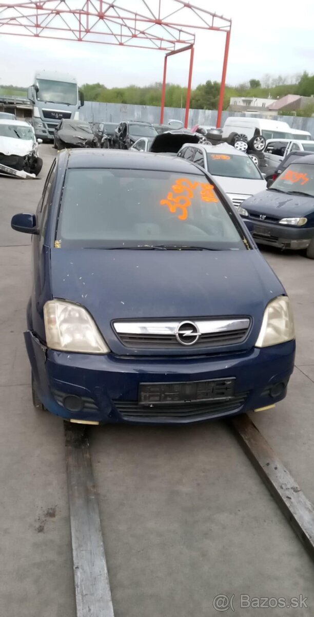 Opel Meriva A 1,7CDTI 92kw kód motora: Z17DTR