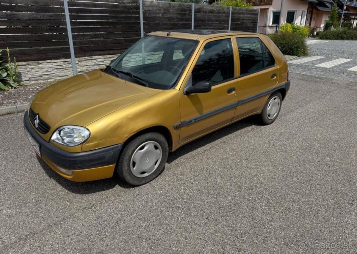 Citroën Saxo 1,1 i platná stk , dobrý stav benzín manuál
