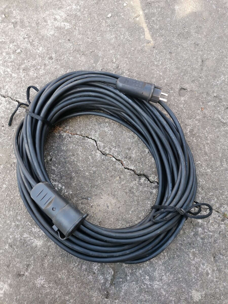 Predlzovaci kabel 3x2.5mm 35m guma