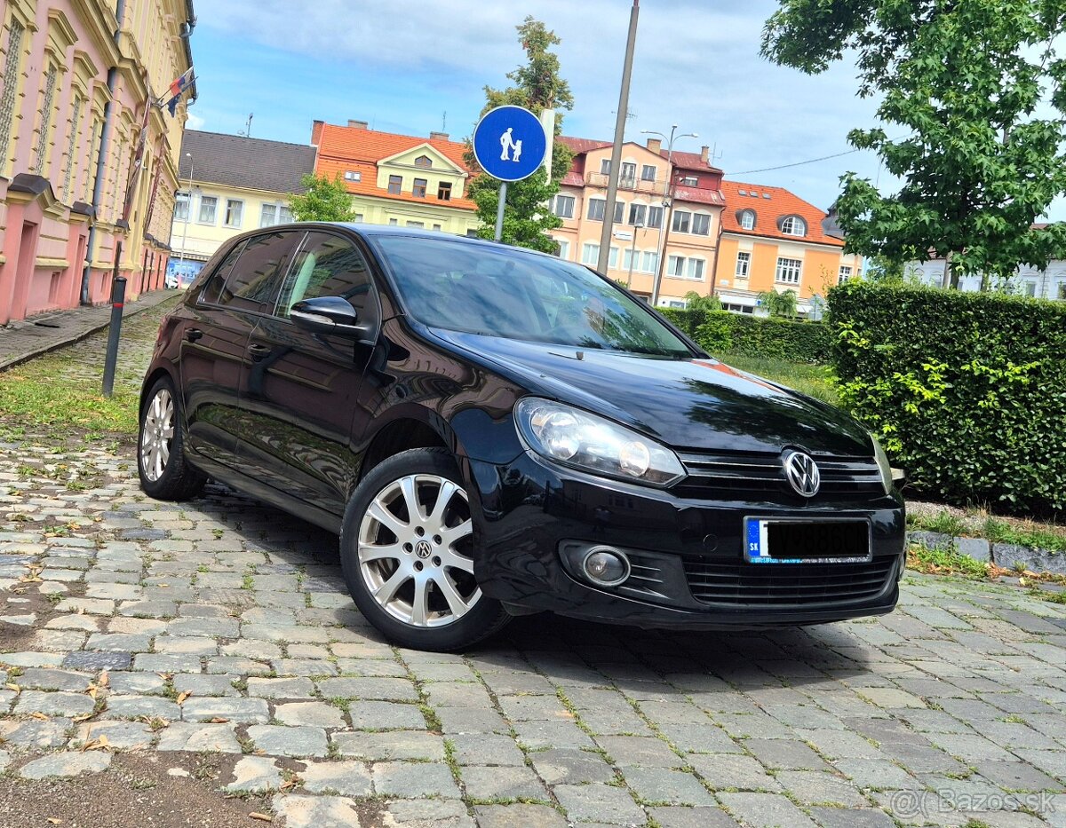 VOLKSWAGEN GOLF 6 1.4 MPI 59KW 16V M5 ČIERNA