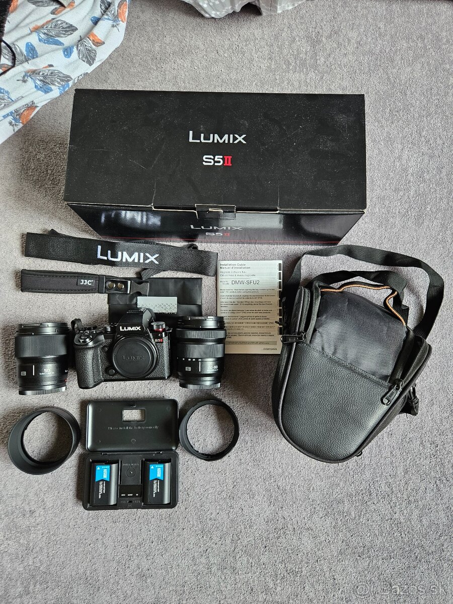 Panasonic LUMIX S5II a 2 objektívy + skvelé bonusy