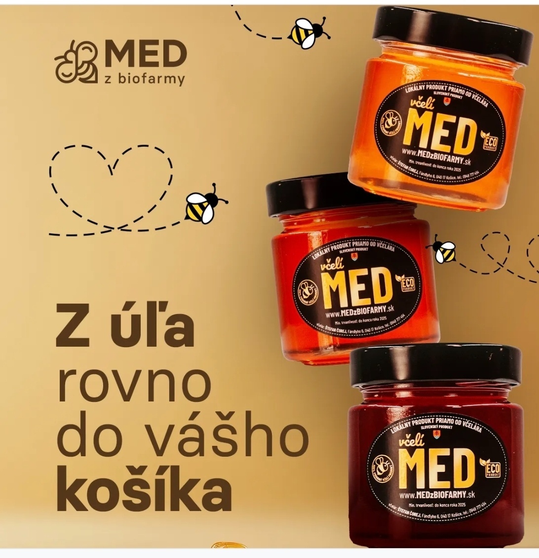 Predaj medových a bylinkových produktov.