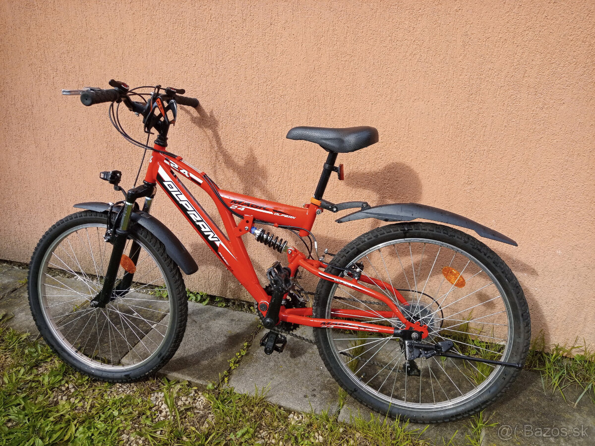 Predám juniorský celoodpružený bicykel Olpran Magic 24