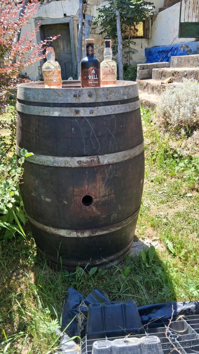 Drevený sud 120 litrový (posledné 2 ks, aj samostatne)