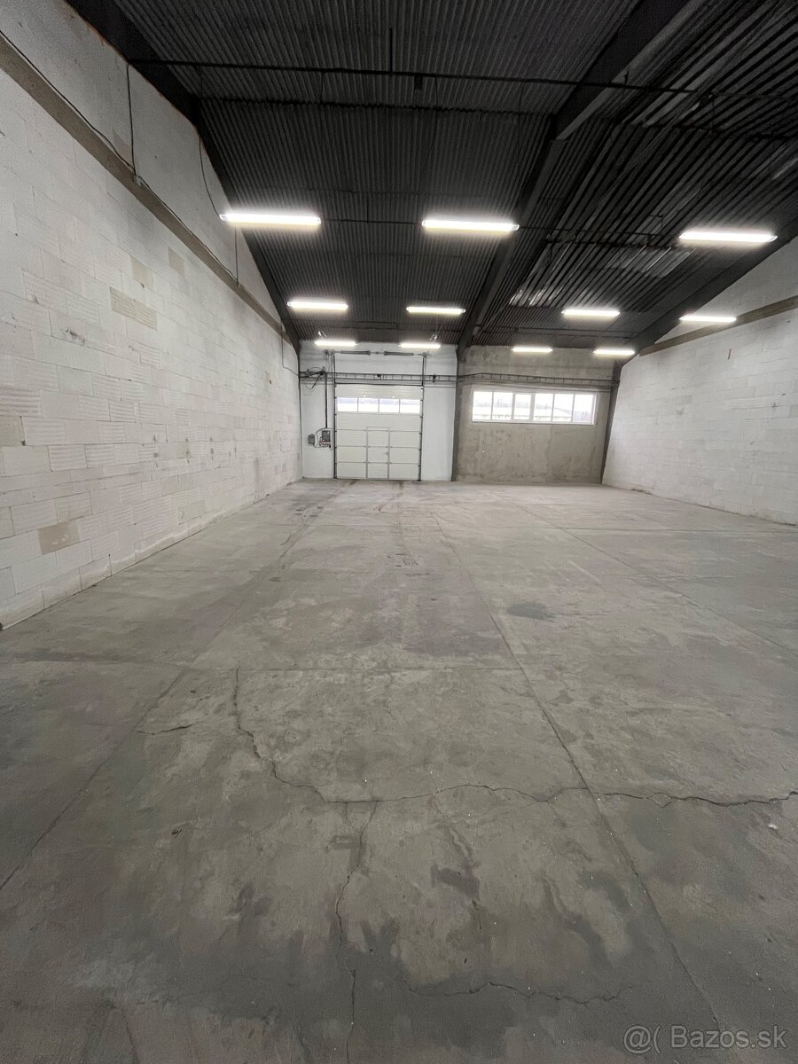 Prenájom skladových priestorov Nitrianska ul,Partizánske