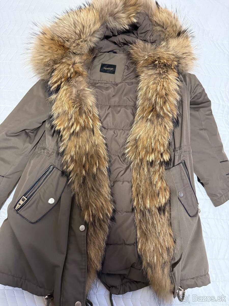 Bunda s pravou kožušinou