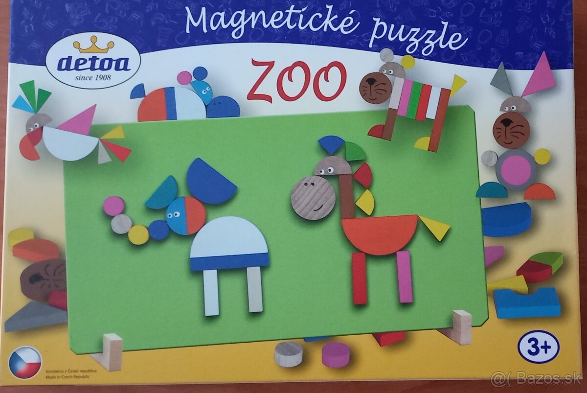 Detoa - Magnetické puzzle ZOO