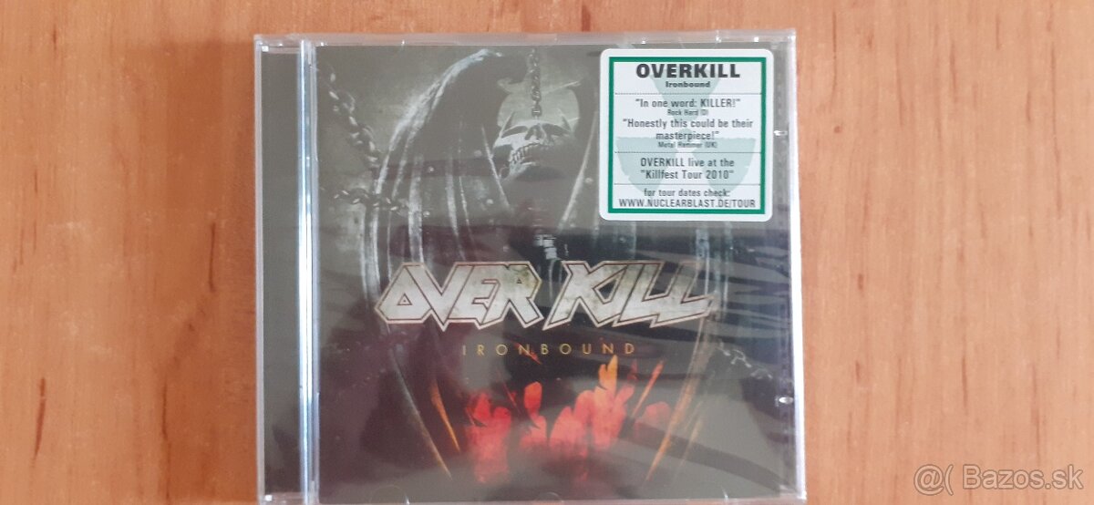 metal CD - OVERKILL - Ironbound