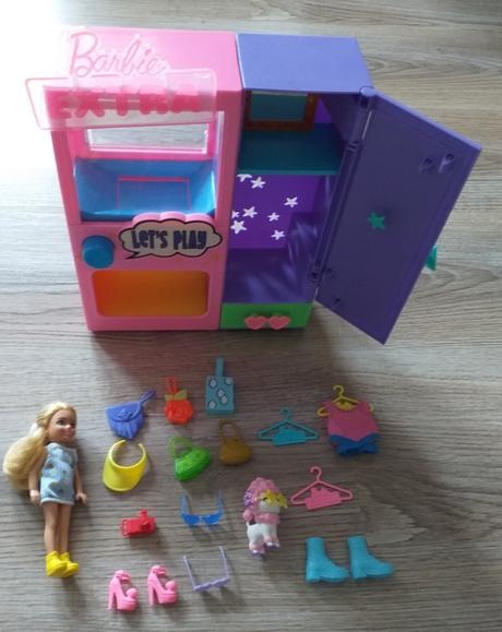 Barbie Extra Módny automat, bábika Chelsea zdarma