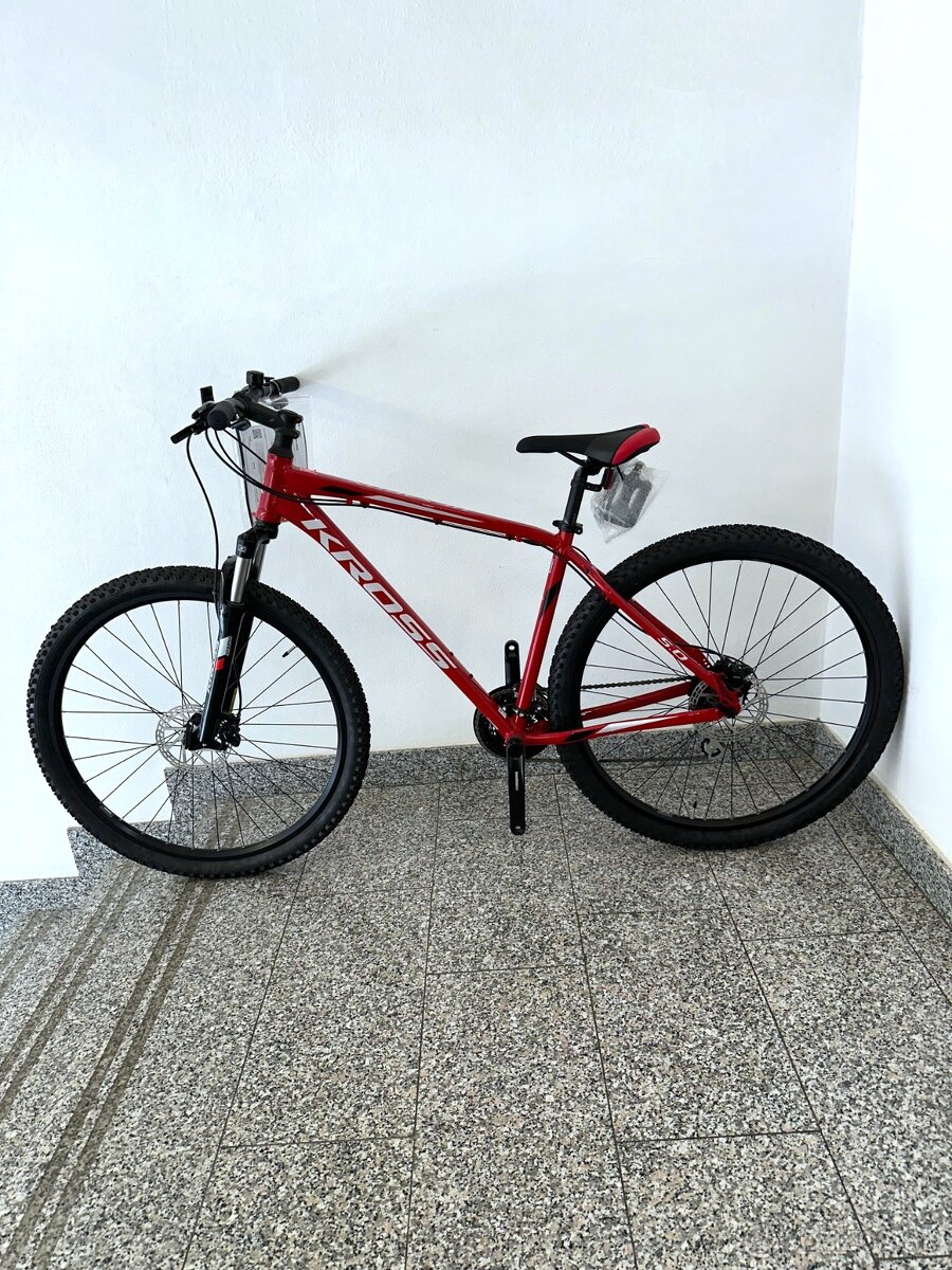Kross Hexagon 5.0, 29", veľ.:S, M,  bicykel unisex, Red-bla