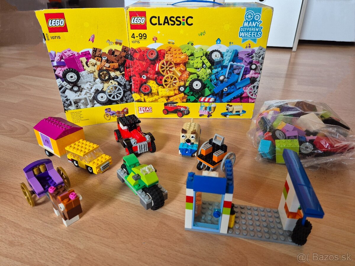 LEGO Classic 10715 Kocky na kolieskach
