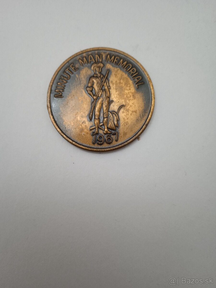 Token - 1967 Resever Officers Association Minute Man Memoria
