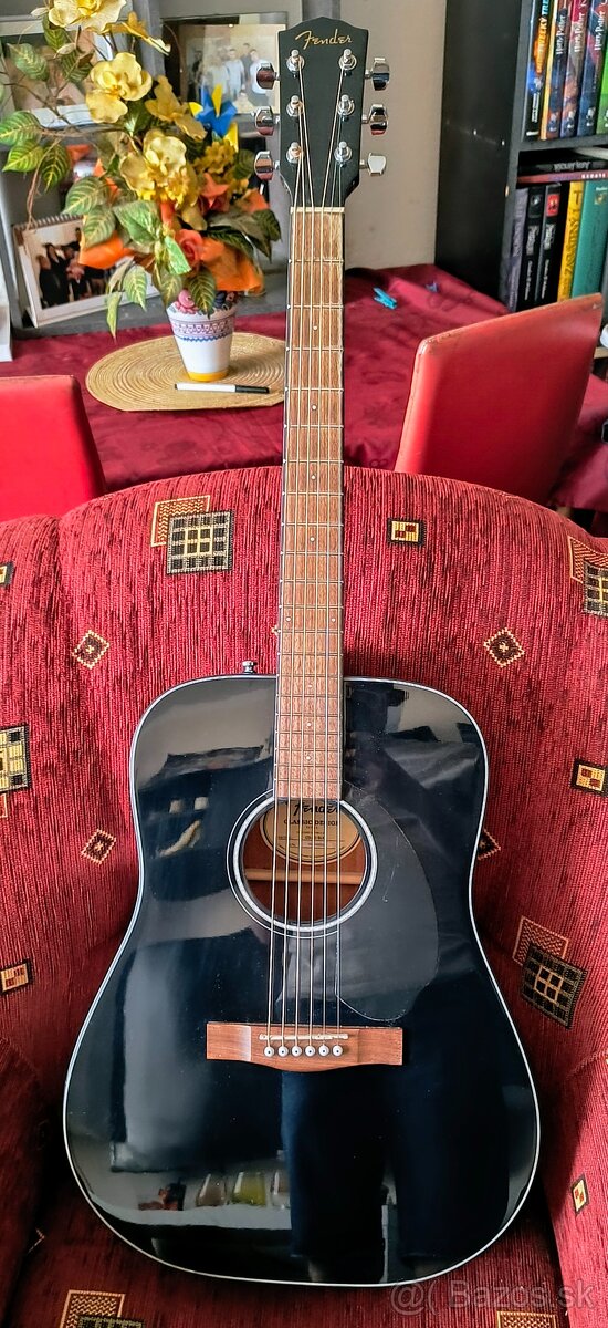 Akustická gitara Fender CD60 BLK
