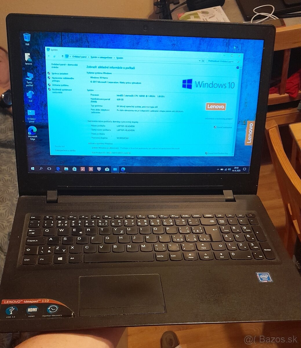 Lenovo ideapad 110 -15IBR