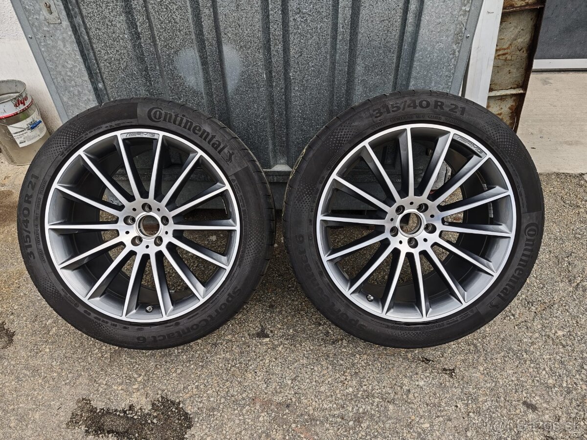 Mercedes R21 AMG originálne kolesá, letná sada 5x112 GLE GLS