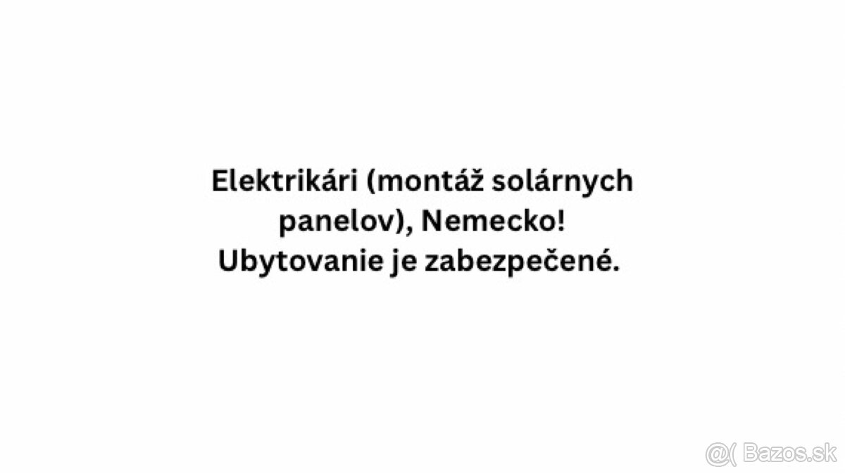 Elektrikári (montáž solárnych panelov), Nemecko