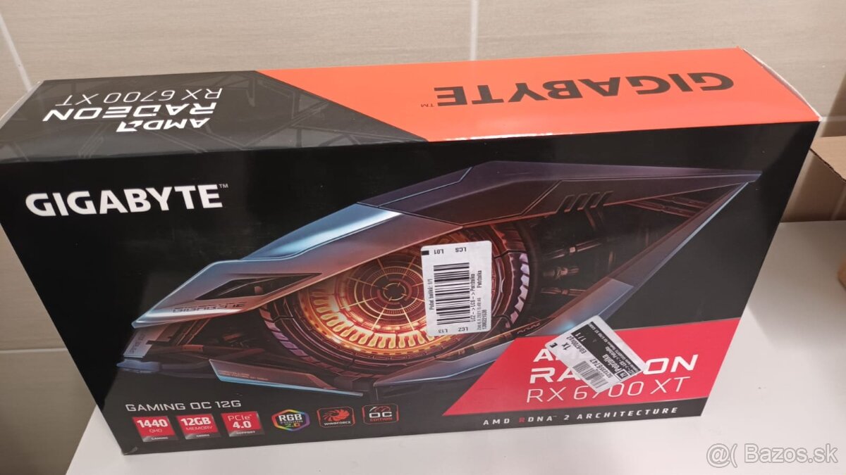 Gigabyte RX 6700 XT – ako nová, minimálne používaná