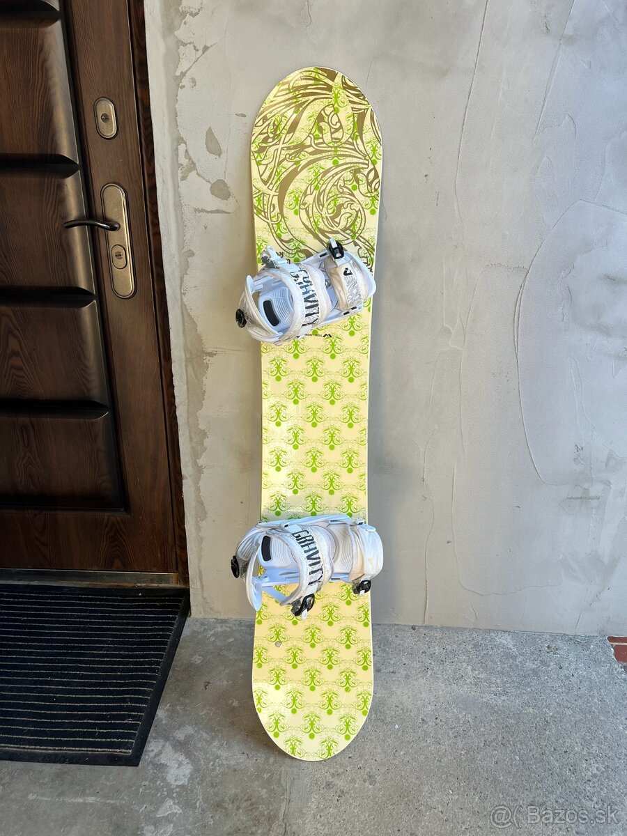Snowboard Westige Royal 148cm a viazanie Gravity