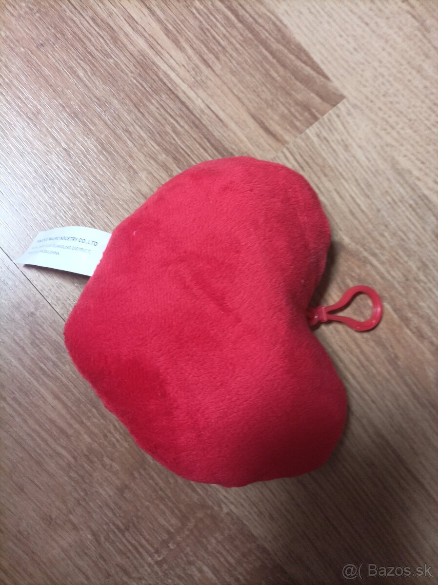 Plyšové srdiečko