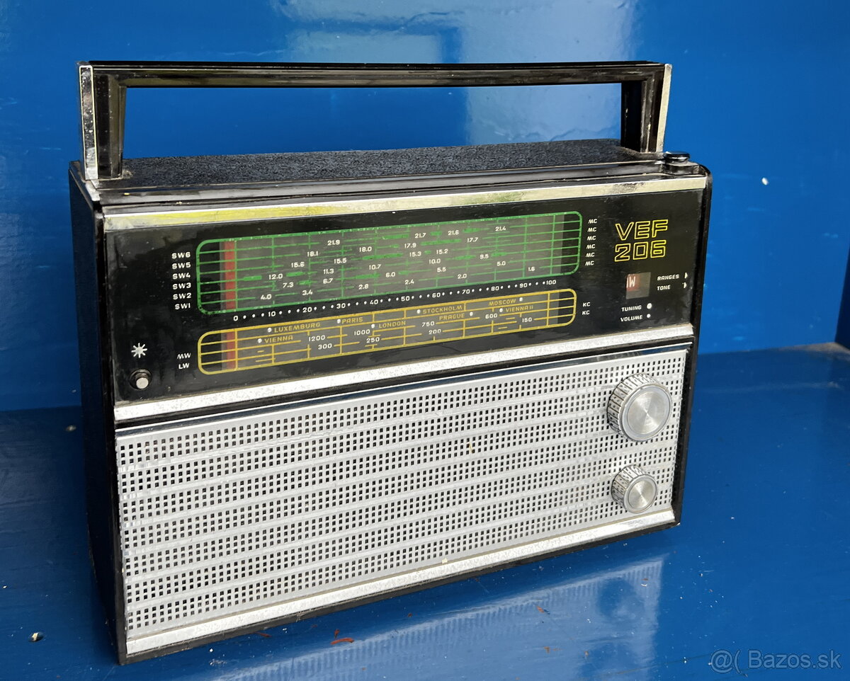 Tranzistor, rádio VEF 206