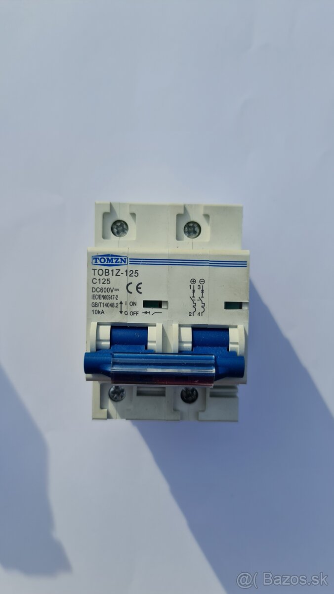 Predám DC istič 125A bateriovy odpojovač