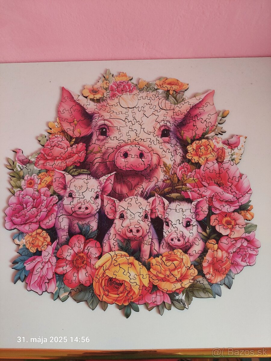 Wooden puzzle  prasiatka