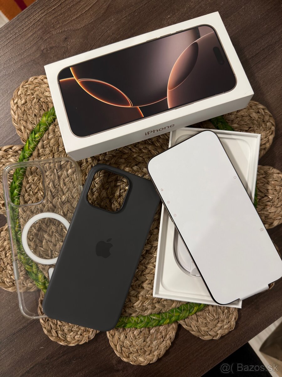 NOVÝ iPhone 16 Pro max 256 GB Púšťný titán