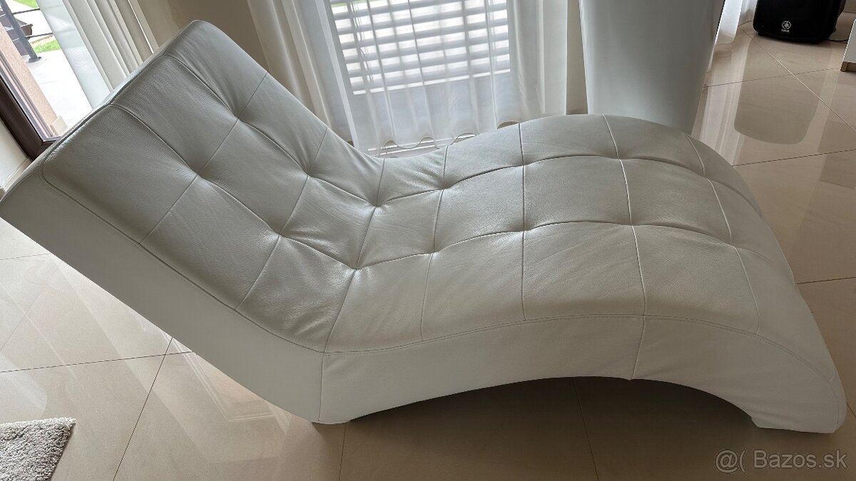 Leňoška kožená – relaxačné kreslo