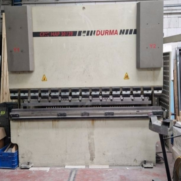 DURMA CNC HAP 30120, ohraňovací lis z roku 2004