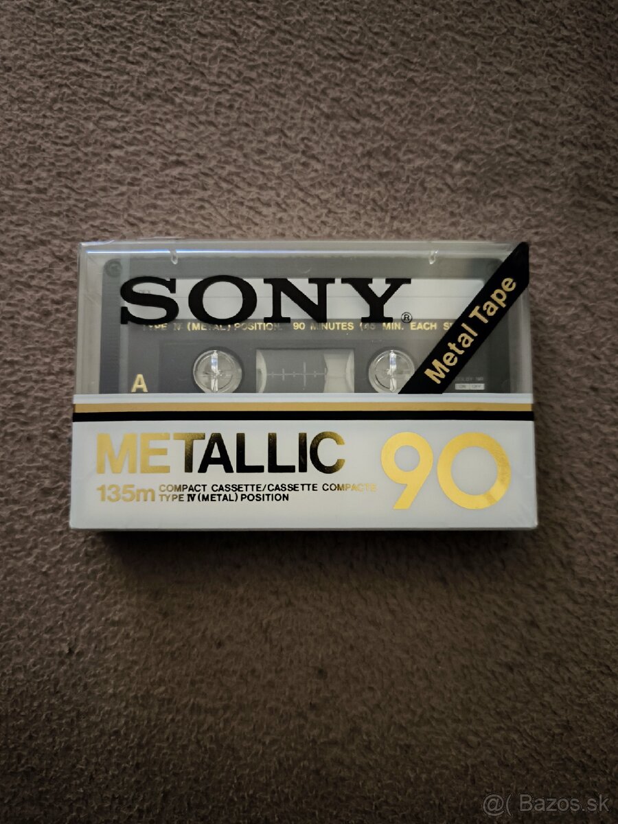 MC kazeta Sony metalka