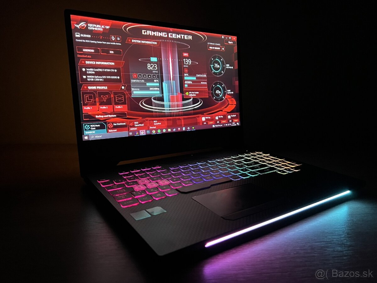 Herný notebook ASUS ROG STRIX SCAR II GL504GS