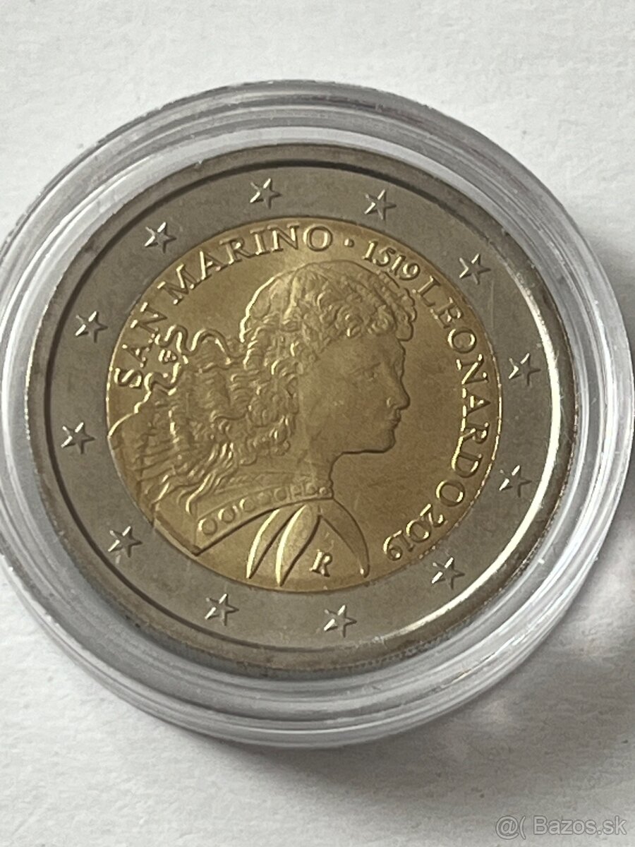 2€ minca San Marino 2019 - Leonardo da Vinci (UNC)