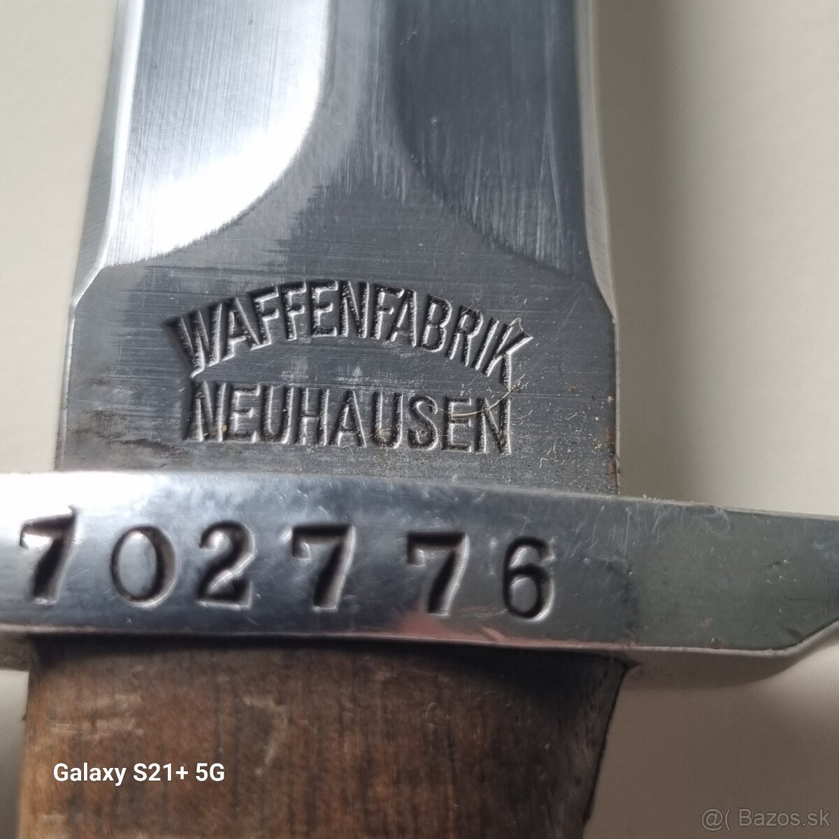 Predam bajonet Waffenfabrik Neuhausen