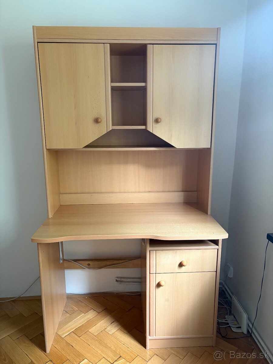 Písací stôl so skrinkou