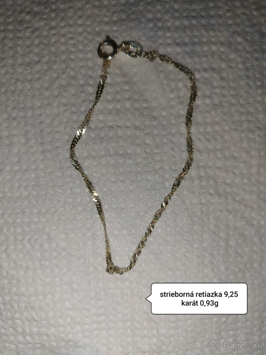 Strieborná retiazka