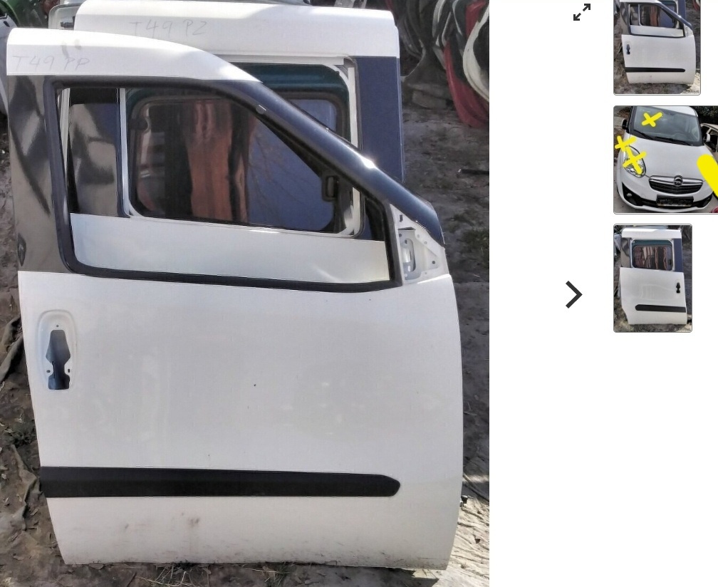 OPEL COMBO 1.6 CDTI 2016 Predám KAPOTA, NARAZNÍK predný