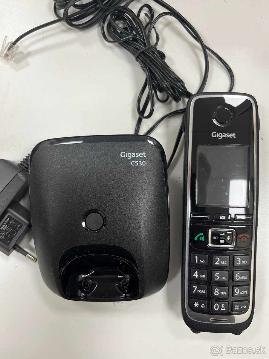 Gigaset C530. Bezdrôtový telefón. Pevná linka.
