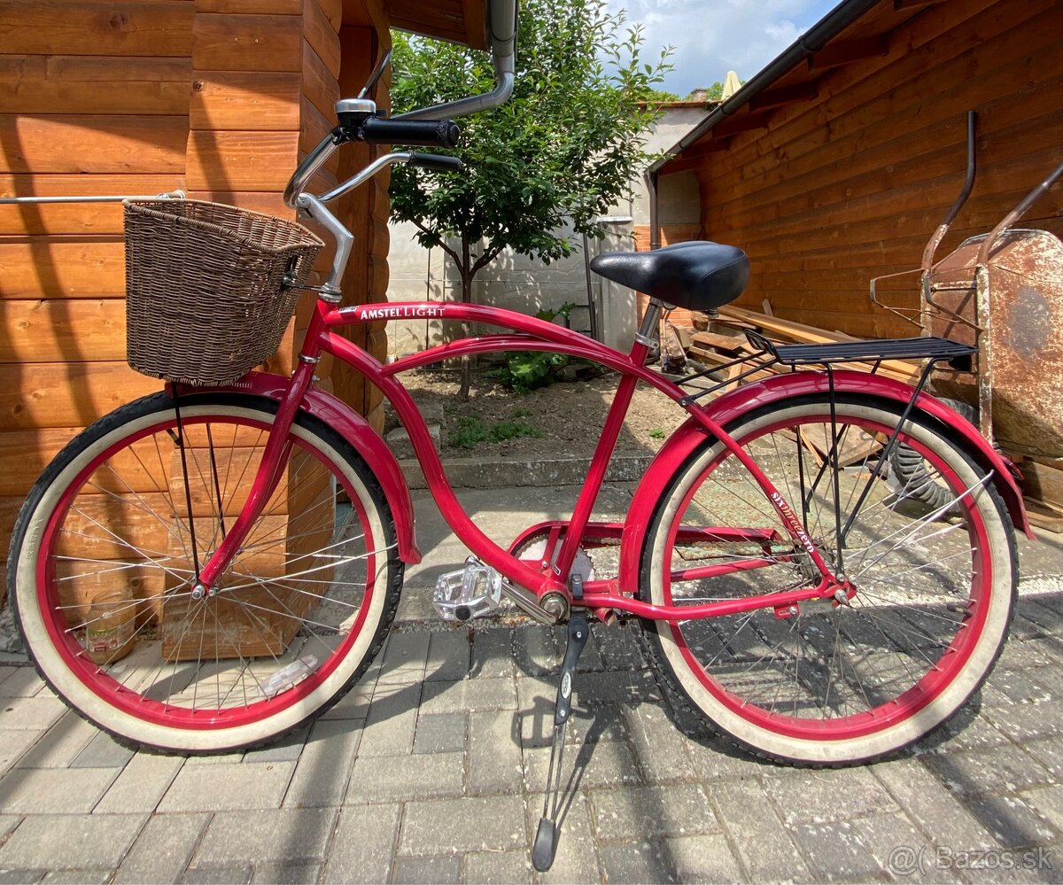 Mestský retro bicykel – štýlový a pohodlný