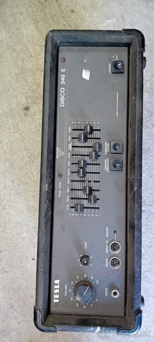 Zosilňovač. Tesla Disco 240E