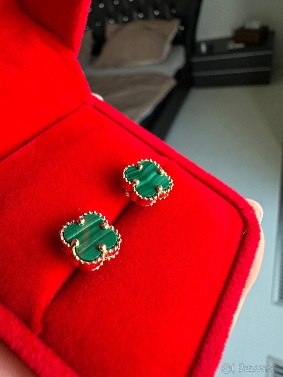 Zlate nausnice Van Cleef & Arpels 585 14k