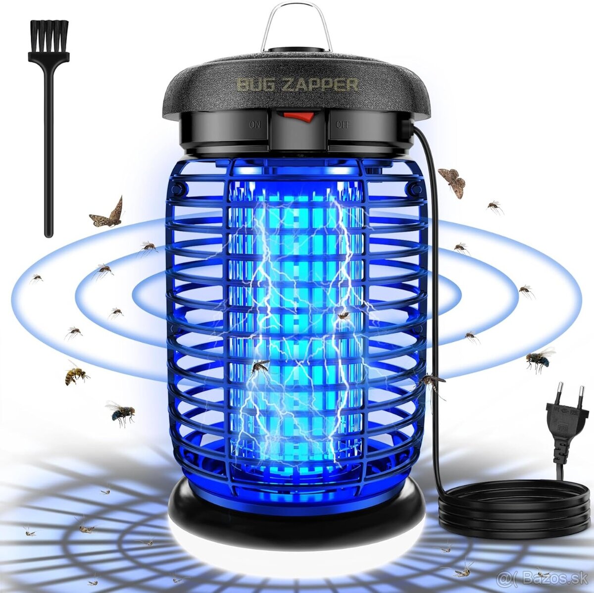 Elektrický likvidátor hmyzu, lampa na komáre 15 W 4200 V, pa
