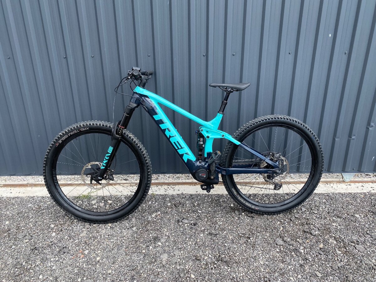 Elektrobicykel Trek Rail 7 SLX/XT Miami Green/Nautical Navy