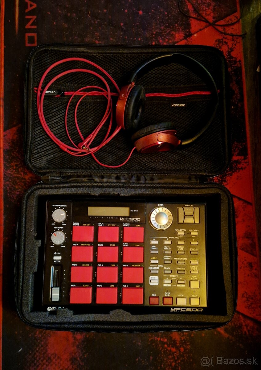 Akai MPC 500 SAMPLER 128MB RAM + PAD SENSITIVITY UPGRADE