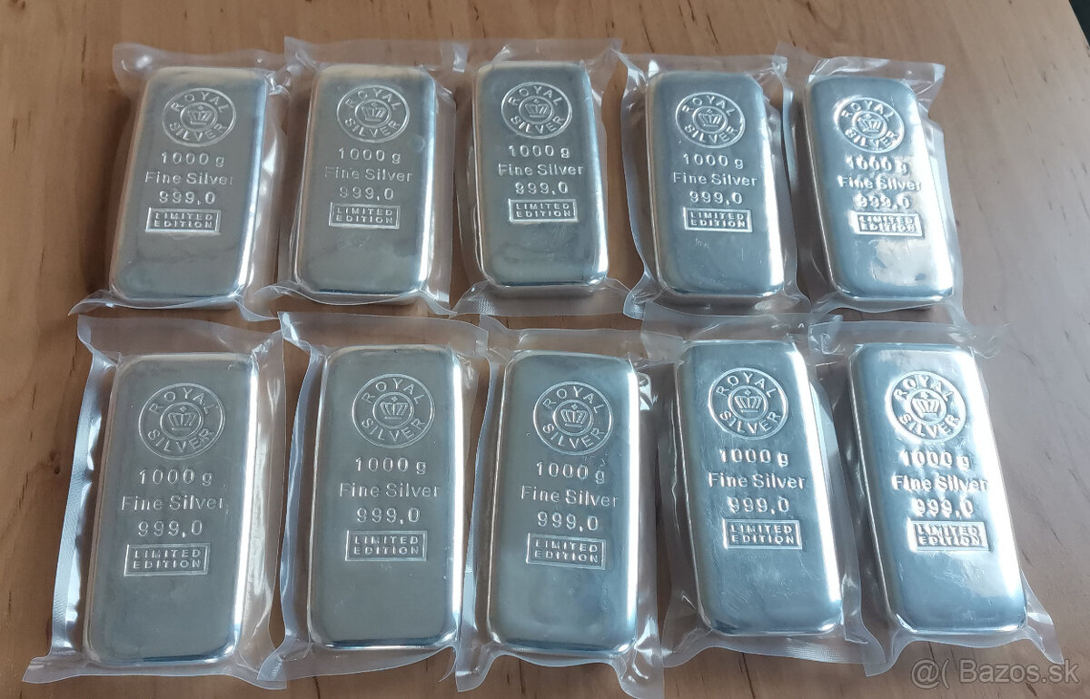 investičné striebro 1kg