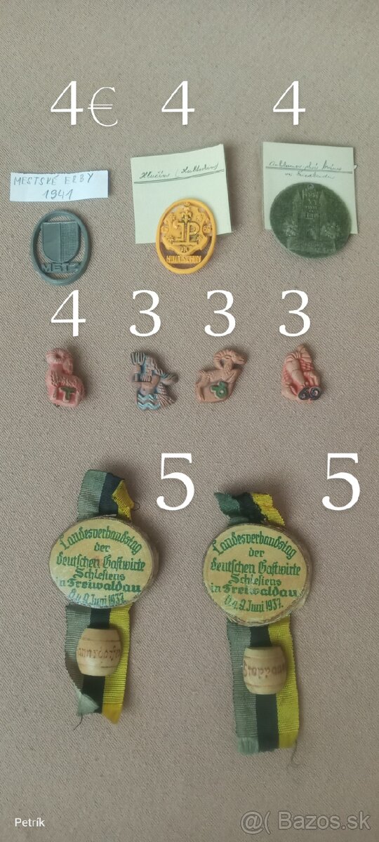 odznaky WHW Nemecko ČSR